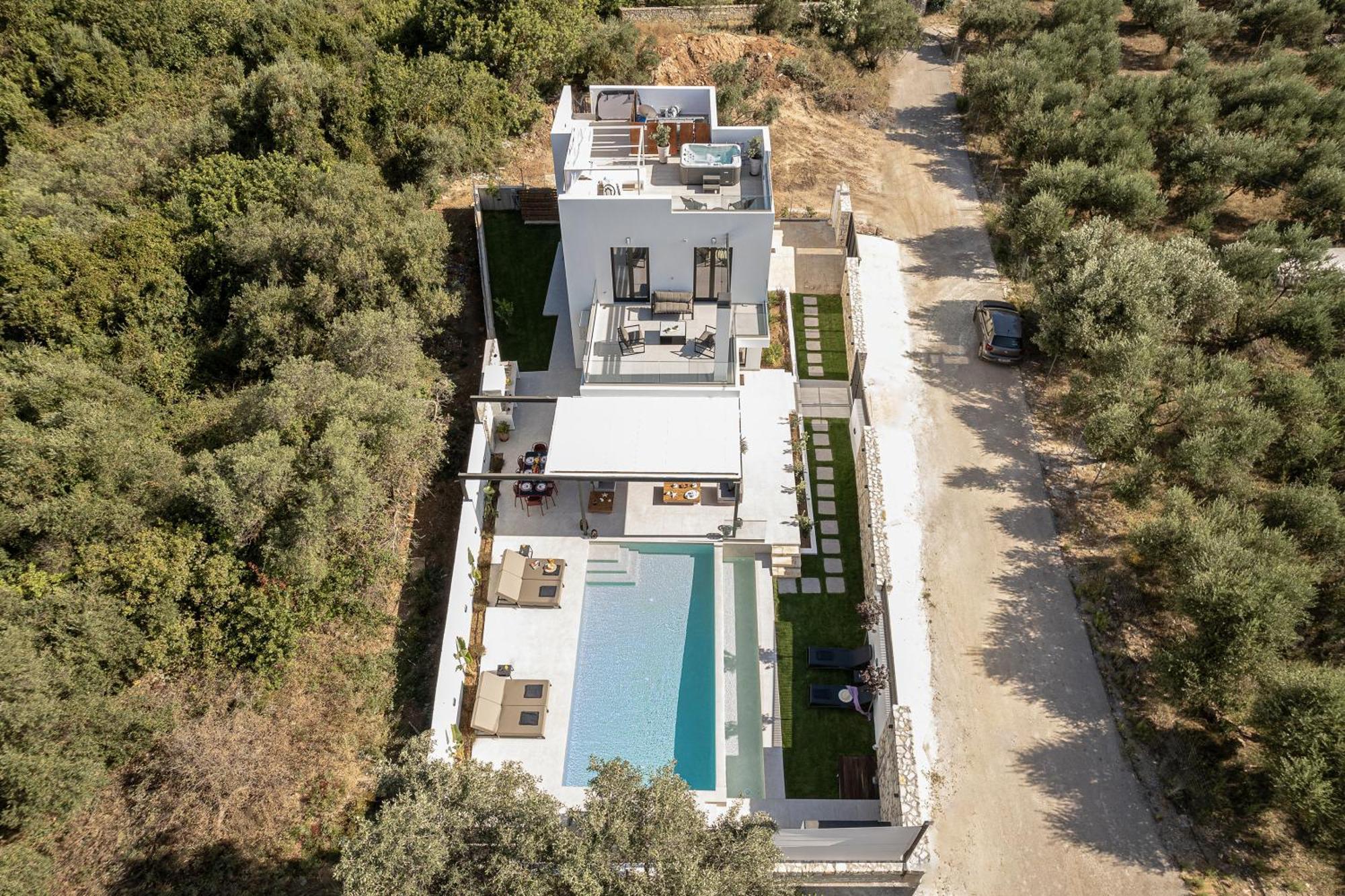 Avrilia Seaside Villa Heated Pool Almyrida  Exterior photo